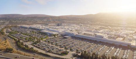 전기차업체 테슬라의 미국 캘리포니아주 프리몬트 공장. /테슬라 제공