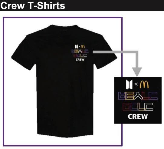 미국 패션매체 SAINT 트위터 계정에 공개된 맥도날드 크루 티셔츠. /트위터 캡처